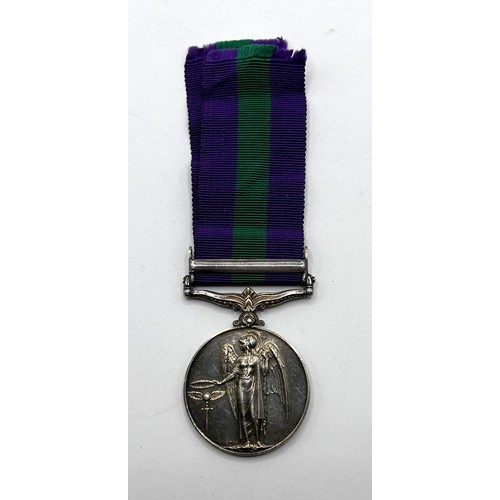 296 - A General Service Medal, awarded to 2670869 Gdsm D Large, Coldm Gds, with Palestine 1945-48 clasp