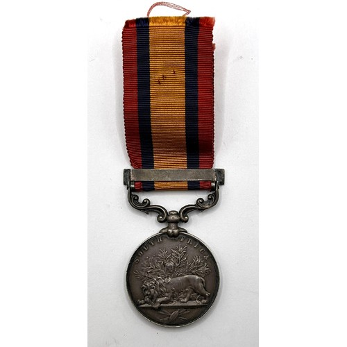 299 - A South Africa Medal, re-named to W Mitchley, Mashonaland Mission, and applied a (later) clasp, Mata... 