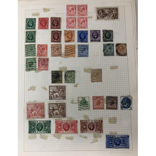 211 - A group of assorted world stamps, loose and in albums (box)