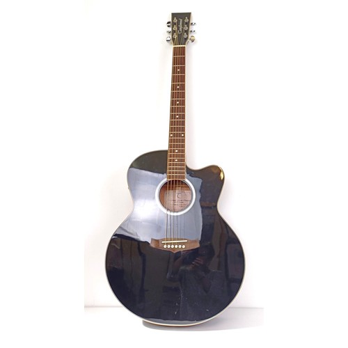 514 - A Tanglewood acoustic guitar, in a hard case