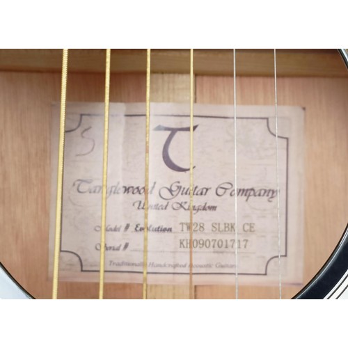 514 - A Tanglewood acoustic guitar, in a hard case