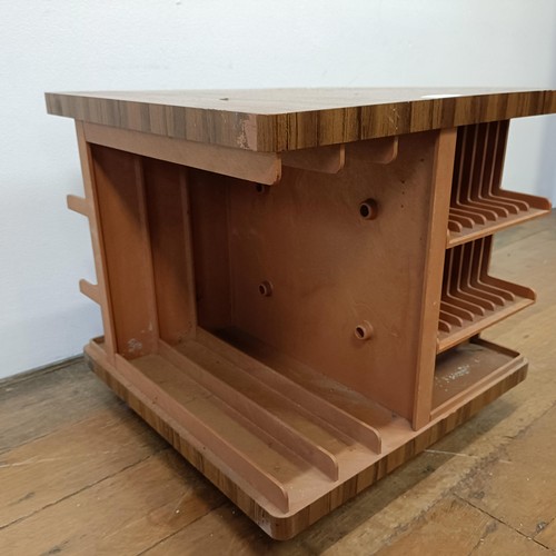 930 - A record table/open cabinet, 45 cm wide