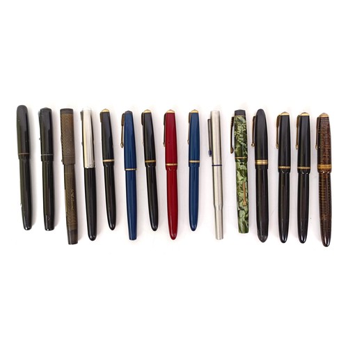 649 - A 1920s Swan fountain pen, and assorted other fountain pens (qty)