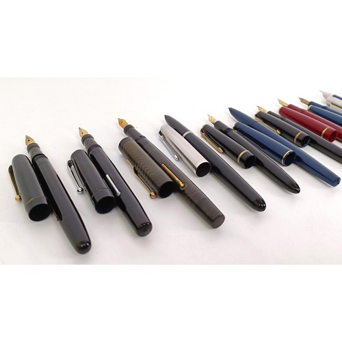 649 - A 1920s Swan fountain pen, and assorted other fountain pens (qty)