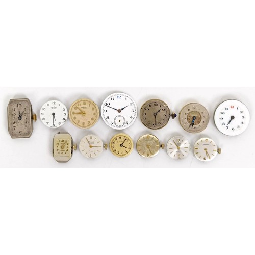 832 - Assorted watch movements