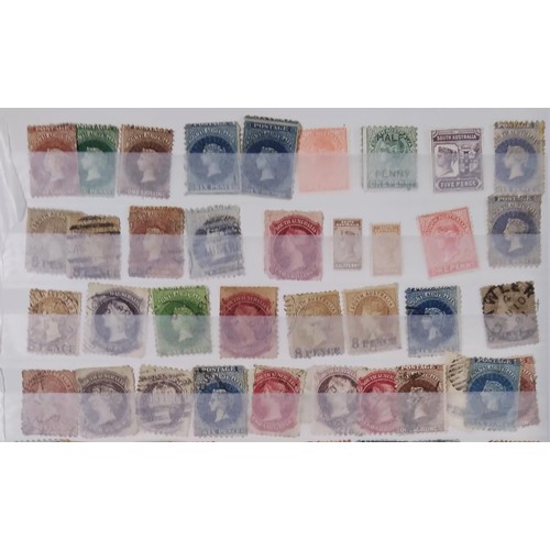 134 - Australia - South Australia, large collection of early mint and used, most shades and perfs represen... 