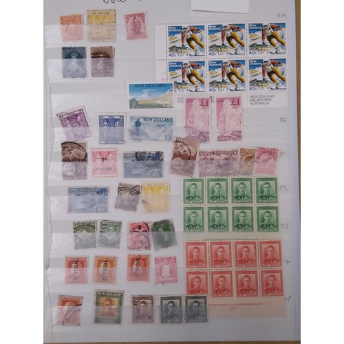 138 - New Zealand selection of mint and used, some blocks