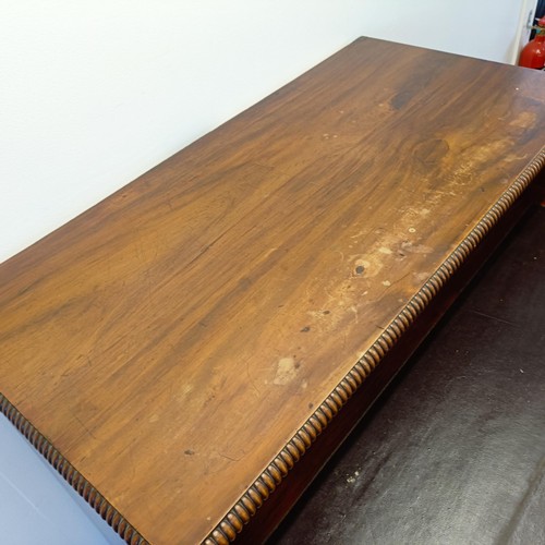 941 - A 19th century mahogany secretaire chest, 114 cm wide