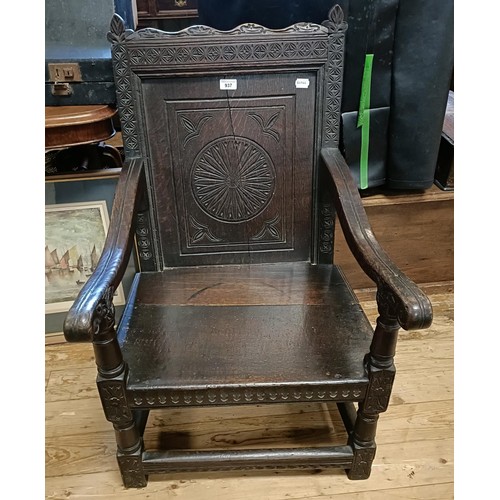 937 - A Wainscot type chair