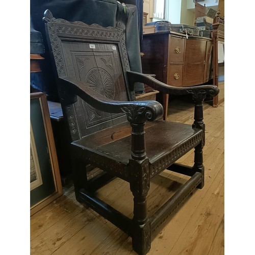 937 - A Wainscot type chair