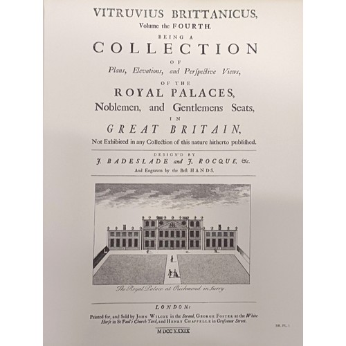 620 - Breman (Paul), Addis (Denise) Guide To Vitruvrus Britannicus, 4 vols. (box)