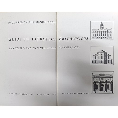 620 - Breman (Paul), Addis (Denise) Guide To Vitruvrus Britannicus, 4 vols. (box)