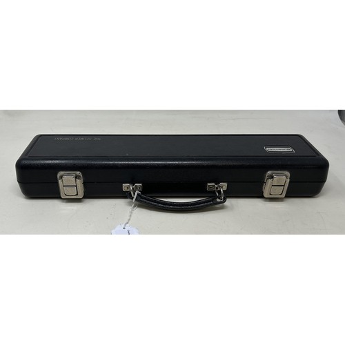 539 - A Buescher flute, in a fitted case