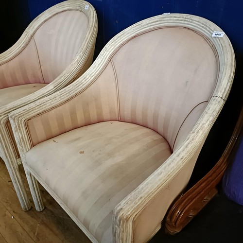 1056 - A pair of tub chairs (2)