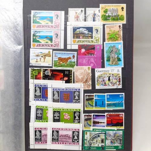 164 - Assorted Guernsey, Jersey, other stamps, models and other items (2 boxes)