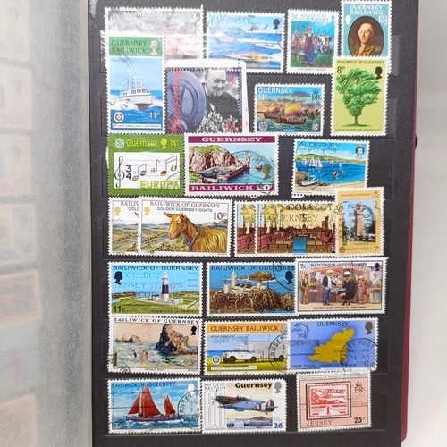 164 - Assorted Guernsey, Jersey, other stamps, models and other items (2 boxes)