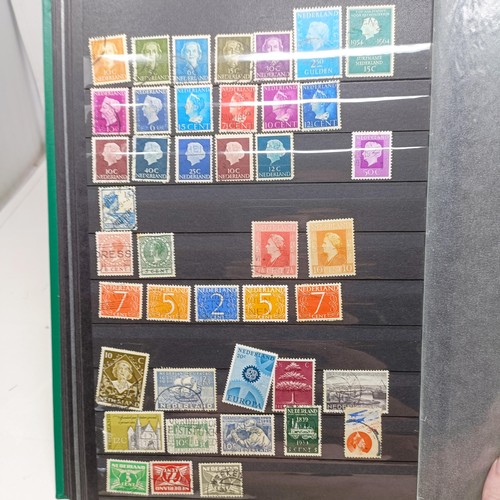 164 - Assorted Guernsey, Jersey, other stamps, models and other items (2 boxes)