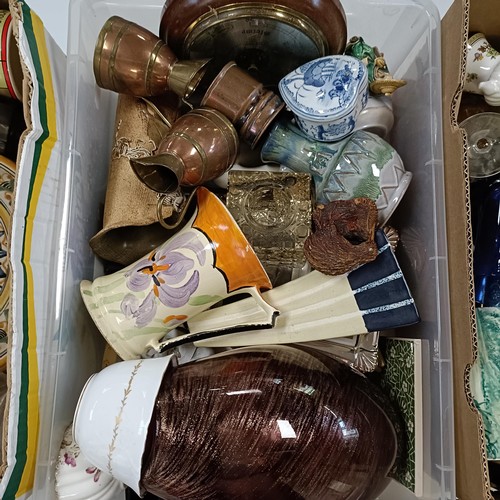 637 - Assorted ceramics and other items (4 boxes)