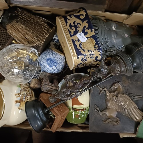 634 - Assorted ceramics and other items (4 boxes)