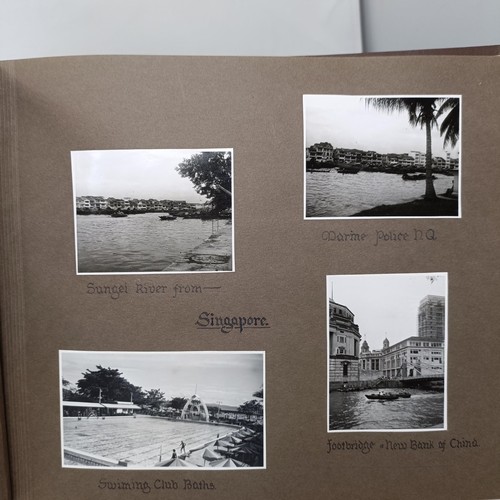 694 - Assorted vintage photograph albums (box)