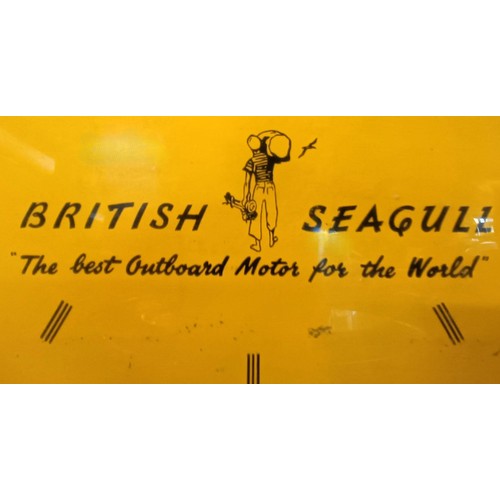 70 - An advertising clock, Seagull Every Time - British Seagull The Best Outboard Motor for the World, 28... 