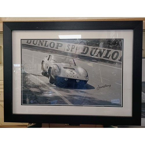 91 - A Martin Smith Race Art print, John Surtees, limited edition, 28/500 and signed by John Surtees, and... 