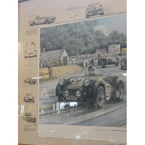 92 - Lawrence, Tertre Rouge, Le Mans, 1955, limited edition print, 823/850, signed in pencil, 62 x 92 cm