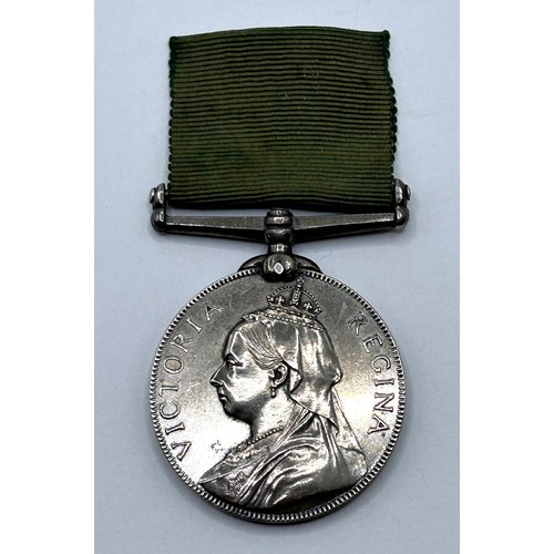 575 - A Victorian Long Service in the Volunteer Force medal, awarded to Corporal H J Flynn, 2nd Middx Arti... 