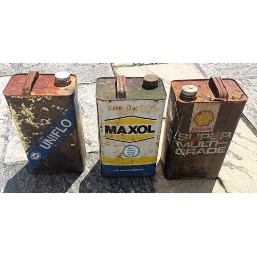 266 - Assorted oil cans, books and other items (qty)