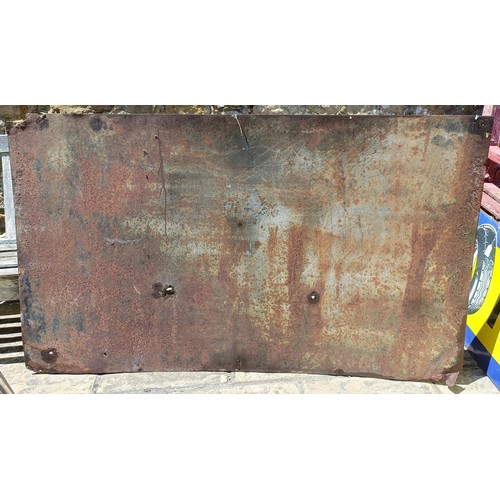 305 - A large Shellmex 1'4 enamel sign, 91 x 153 cm