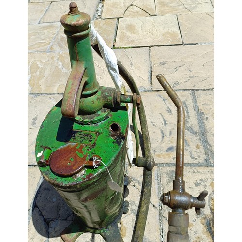 340 - A Castrol oil forecourt dispenser, 68 cm high