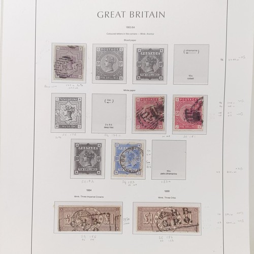 764 - A group of six QVR high value stamps, 2/6, 5/- (2), 10/- and £1 (2), cat. approx. £12,000