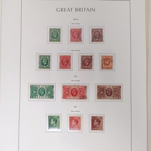 761 - A group of Kabe sheets, GB, QVR onwards, including a PUC 1929 £1 stamp, cat. approx. £12,000