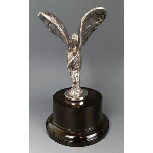 393 - A Rolls-Royce Spirit of Ecstasy mascot, as fitted to Silver Cloud Corniche, Silver Shadow and Silver... 