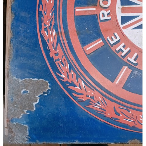 206 - An enamel sign, The Royal Automobile Club, 50 cm wide Provenance: From the estate of the late Nick B... 