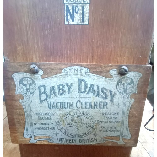 351 - A Baby Daisy Vacuum Cleaner Model No 1, with a hose, and another vintage vacuum cleaner (2) Provenan... 