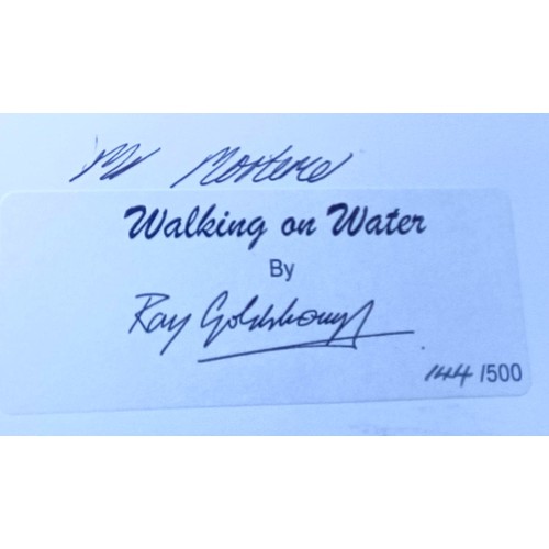 358 - A Ray Goldsbrough limited edition print, Walking On Water, 144/500, signed by the artist and Valenti... 