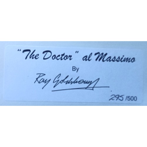 359 - A Ray Goldsbrough limited edition print, The Doctor Al Massimo, 295/500, signed by the artist and Va... 