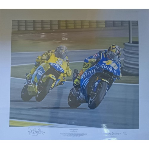 360 - A Ray Goldsbrough limited edition print, Valencia Victory, 144/195, signed by the artist and Valenti... 