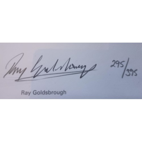 360 - A Ray Goldsbrough limited edition print, Valencia Victory, 144/195, signed by the artist and Valenti... 