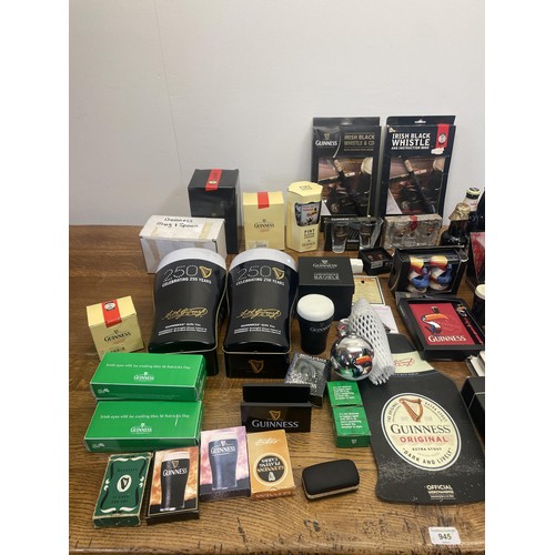 485 - Assorted Guinness items (3 boxes)