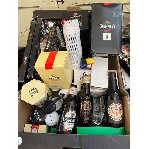 487 - Assorted Guinness memorabilia (3 boxes)