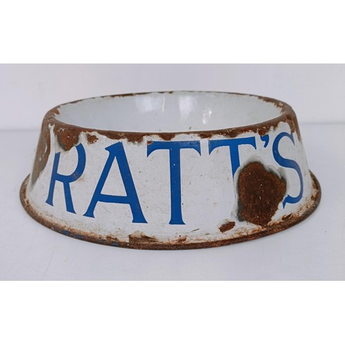 441 - An enamel dog bowl, Spratt's Show Dept Property, 27 cm diameter Provenance: From the estate of the l... 