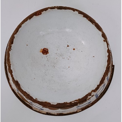 441 - An enamel dog bowl, Spratt's Show Dept Property, 27 cm diameter Provenance: From the estate of the l... 