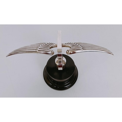 455 - A large Bentley Winged B mascot, as fitted to 4.5 litre, 6.5 litre Speed Six and 8 litre motorcars o... 