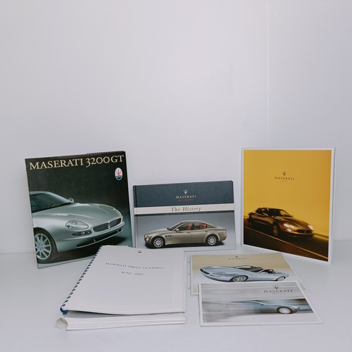 497 - A group of Maserati booklets and ephemera (box)