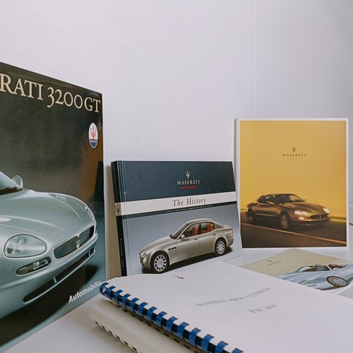 497 - A group of Maserati booklets and ephemera (box)