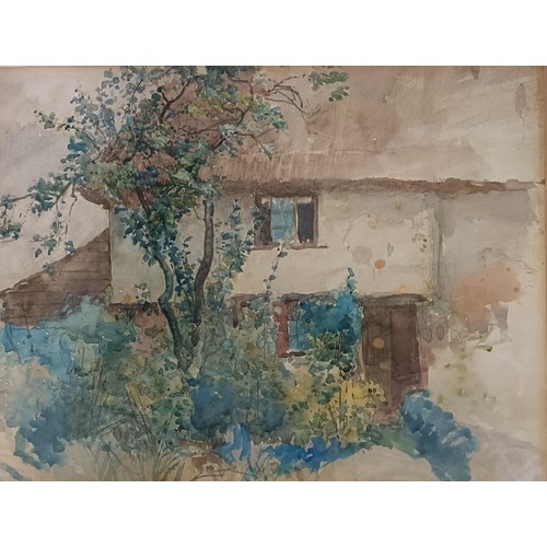 641 - Graham Talbot, landscape, watercolour, signed and dated '95, 23 x 30 cm, English school, figures on ... 