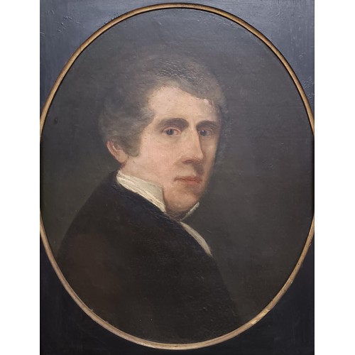 642 - 19th century, English school, portrait of a gentleman, 53 x 43 cm