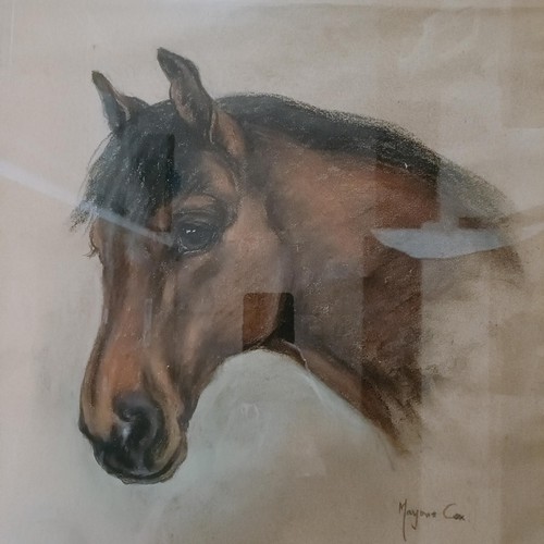 608 - Marjorie Cox, Li Fellas Phoenix, pastel, signed, 53 x 43 cm